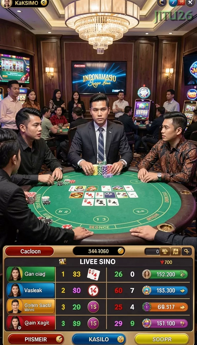 Cuplikan layar SONTOGEL — menu navigasi
