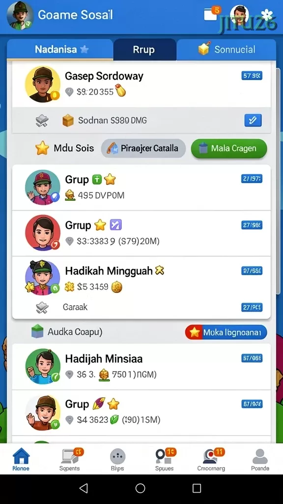 Cuplikan layar SULTAN188 — menu navigasi