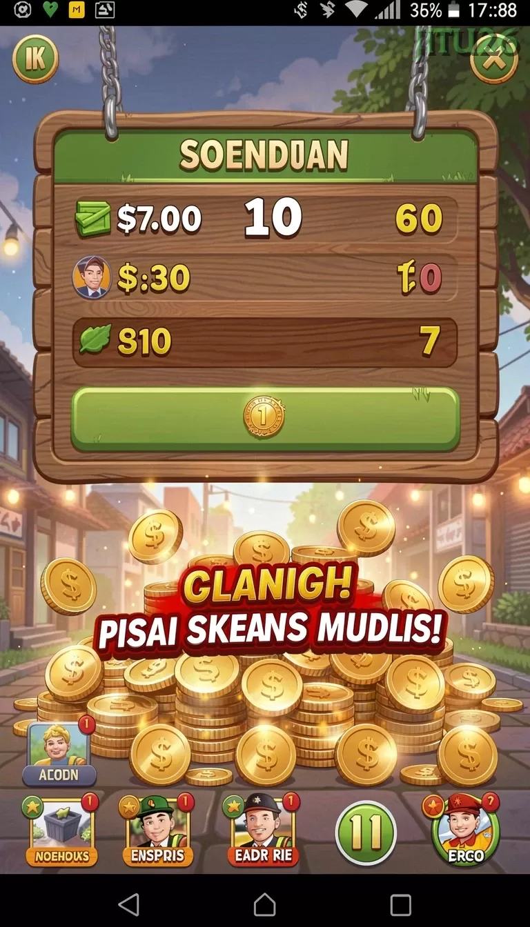 Cuplikan layar GARUDA365 — menu navigasi