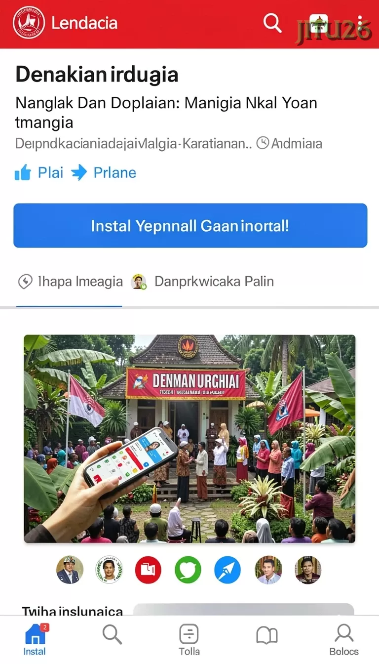 Cuplikan layar LUCUBET — aktivitas