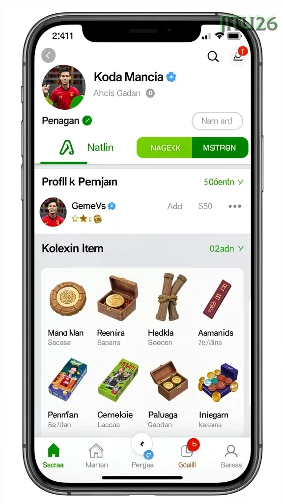 Cuplikan layar GARUDA365 — pengaturan akun